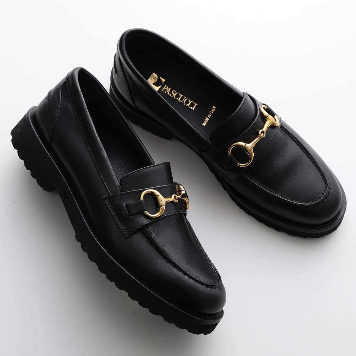 PASCUCCI（パスクッチ） ビットローファー 3299 レディース レザー