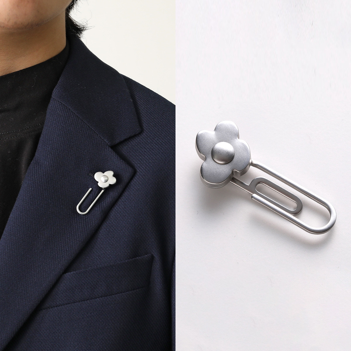 LARDINI（ラルディーニ） ラペルピ CNFLWPIN CNC326 メンズ フラワー