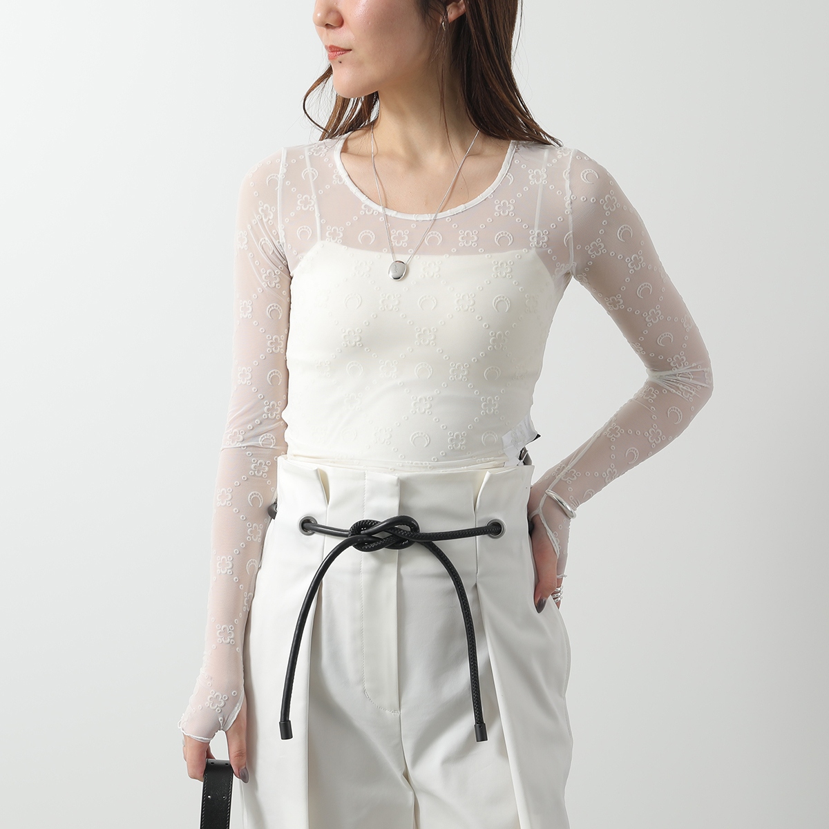 MARINE SERRE（マリーンセル） マリーン セル ロンT カットソー