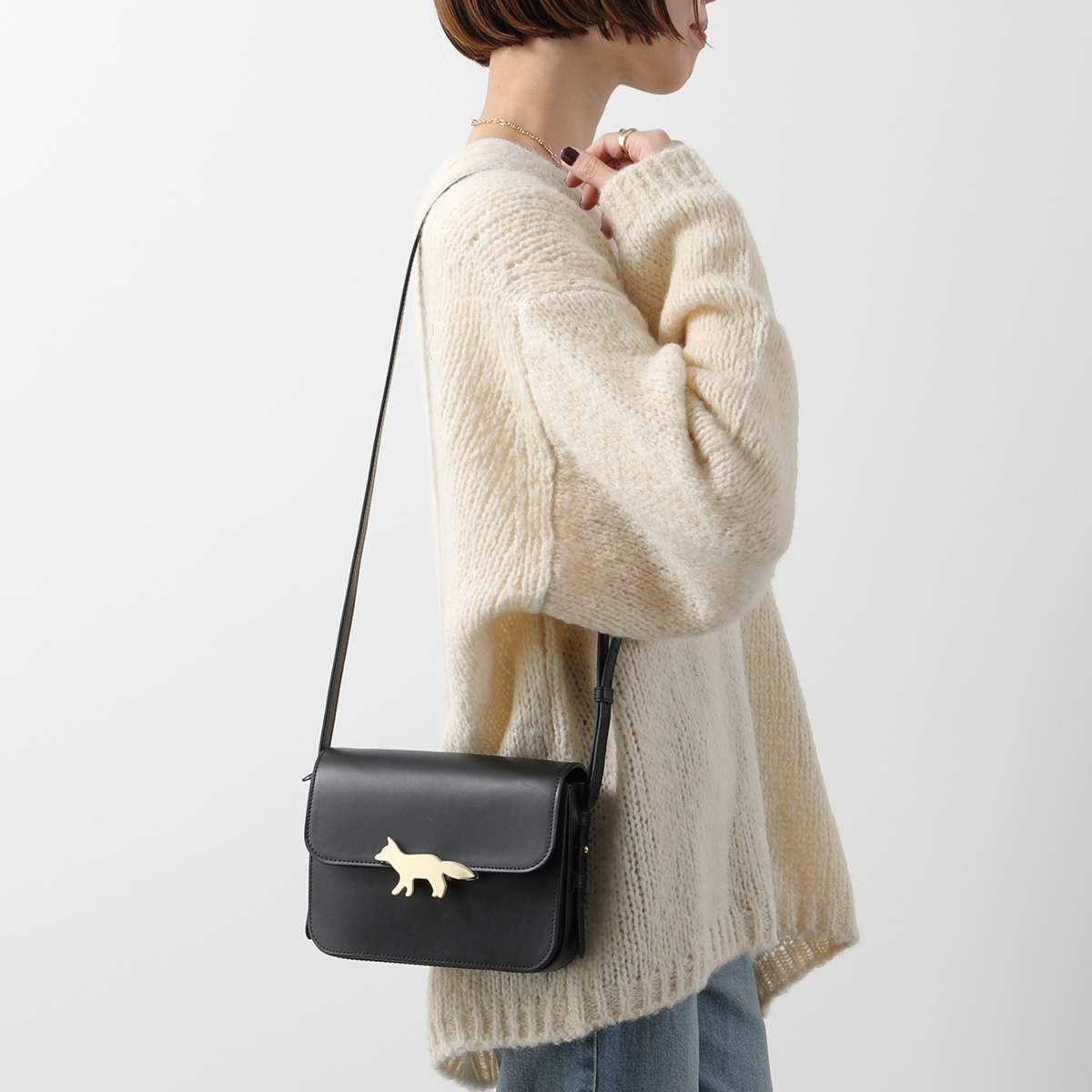 MAISON KITSUNE（メゾン キツネ） ショルダーバッグ EDIE エディ