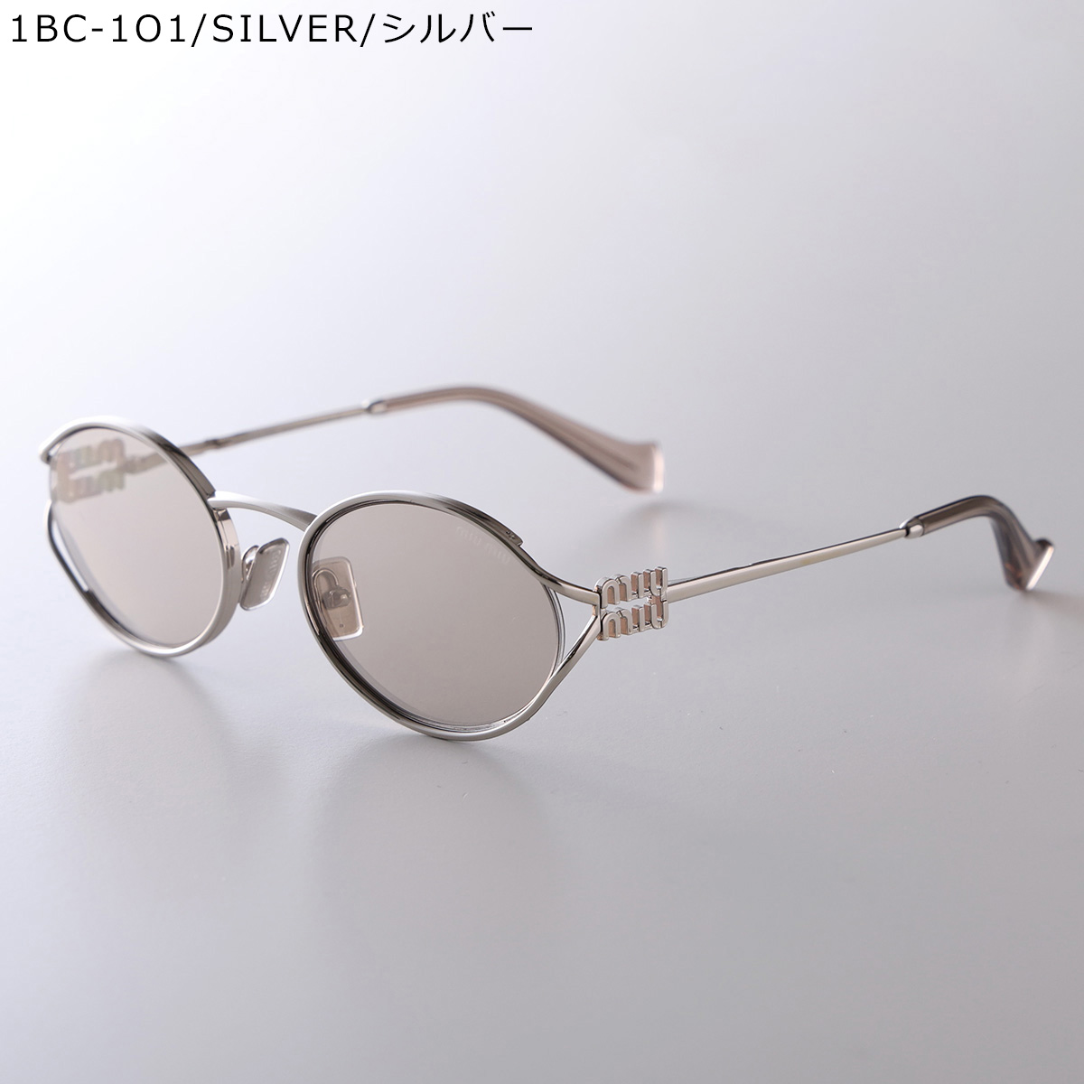 miu miu（ミュウミュウ） サングラス SMU 52Y レディース オーバル