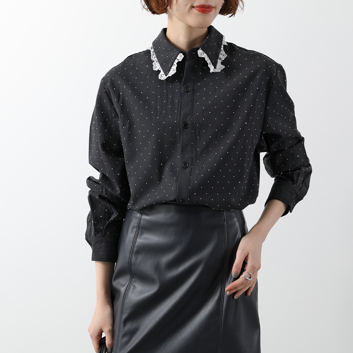 Sister Jane（シスタージェーン） ブラウス PRINCE LACE TRIM SHIRT