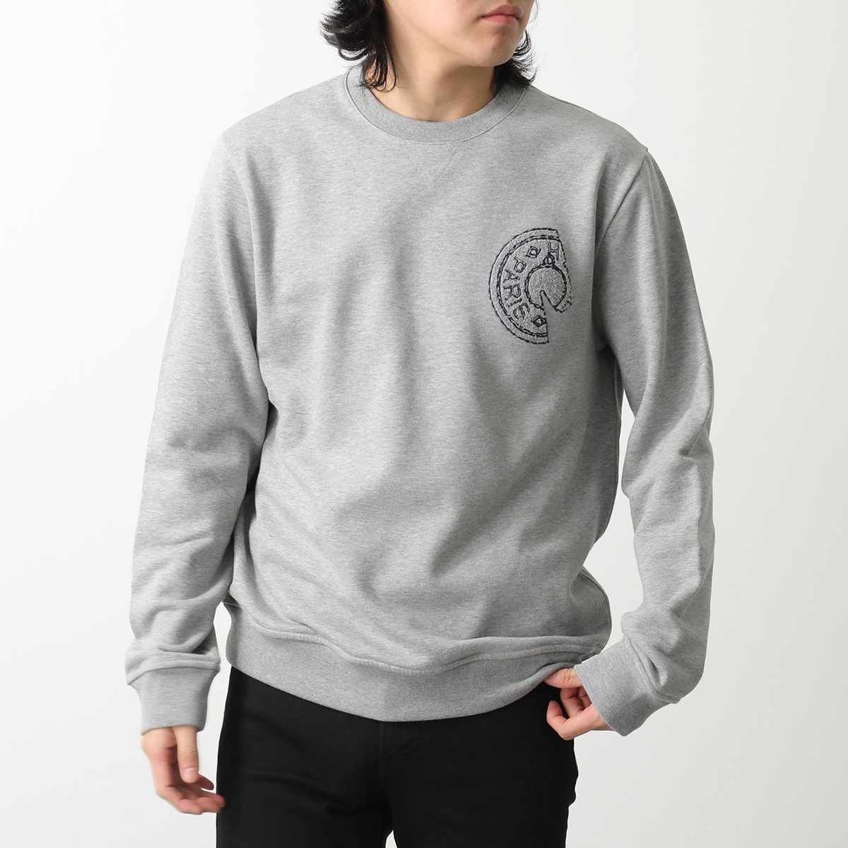 HERMES（エルメス） トレーナー クルー・ド・セル H557831HA メンズ