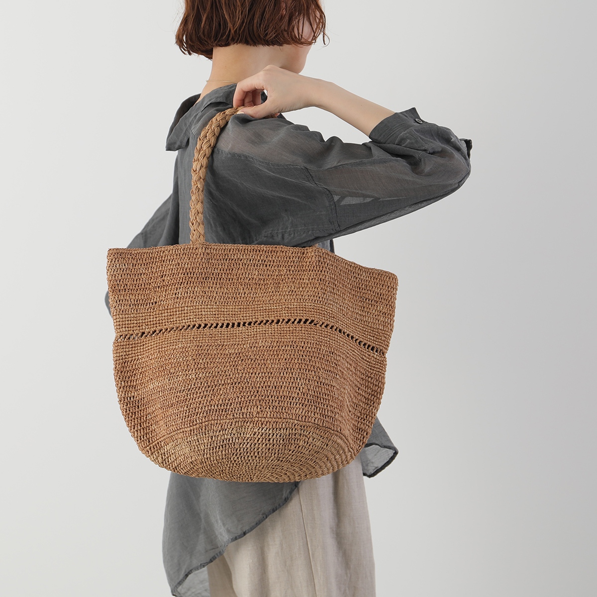 MADE IN MADA（メイドインマダ） かごバッグ ALICE M LACE BAG アリス