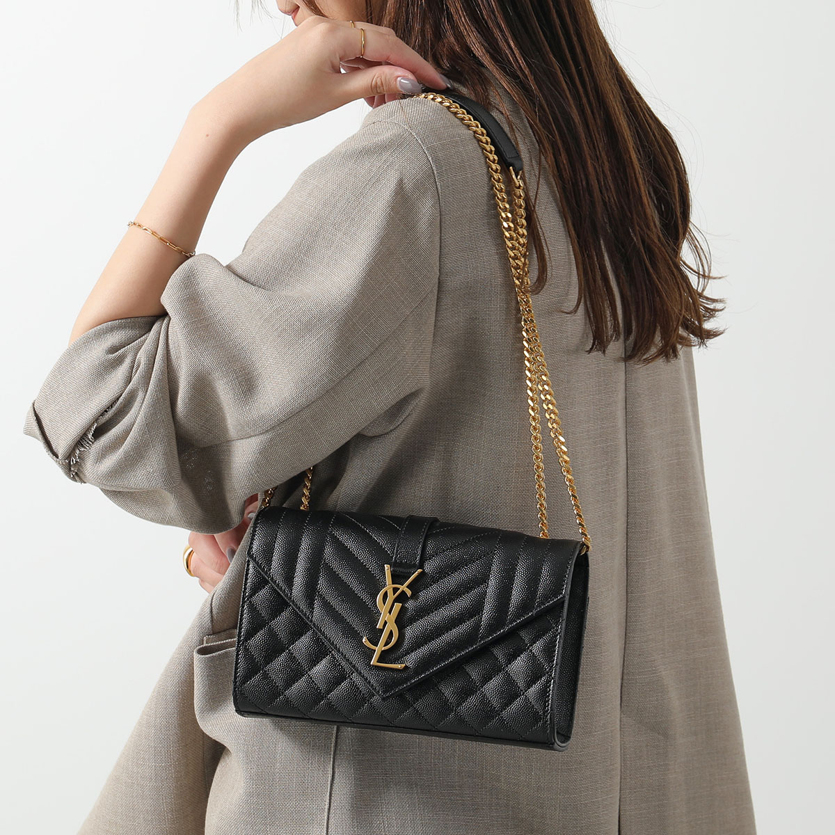 SAINT LAURENT サンローラン ショルダーバッグ ENVELOPE SMALL