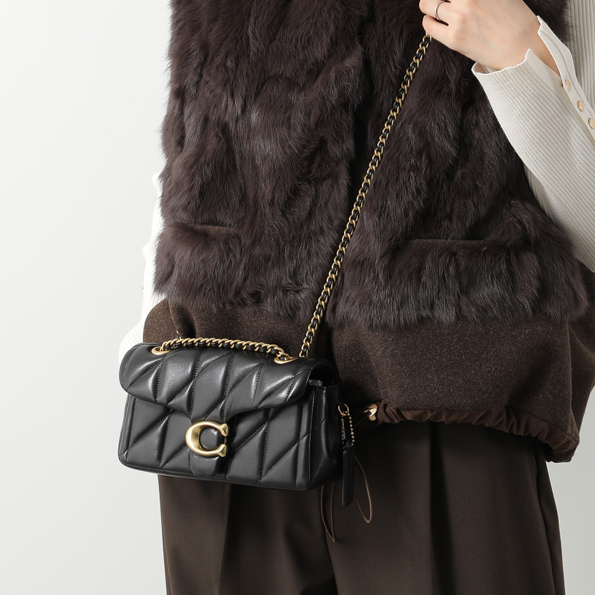 COACH（コーチ） ショルダーバッグ QLT LTH TABBY SB タビー 20 CP149