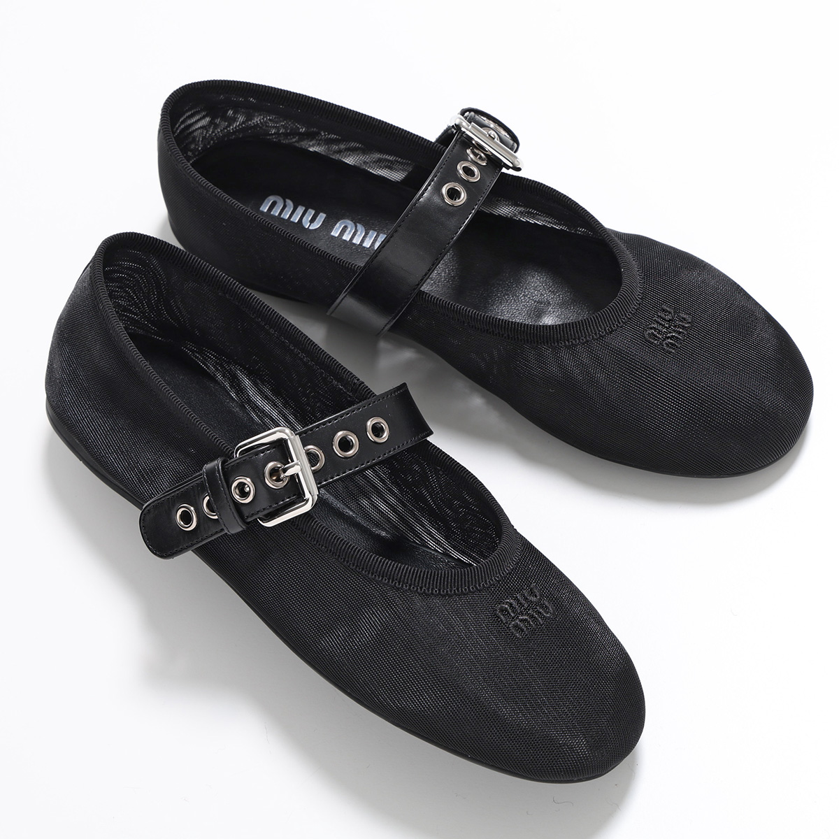 miu miu（ミュウミュウ） バレエシューズ 5F373E 099 レディース