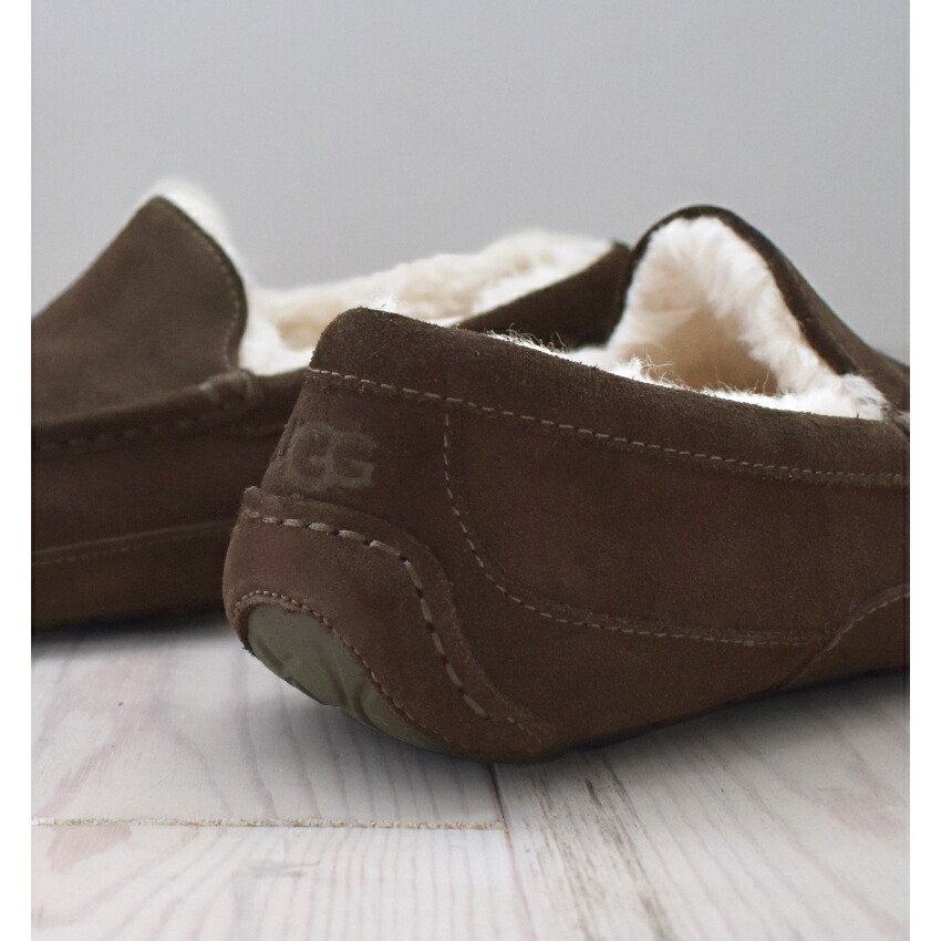 UGG（アグ） モカシン メンズ M アスコット UGG 1101110 ブラック 黒