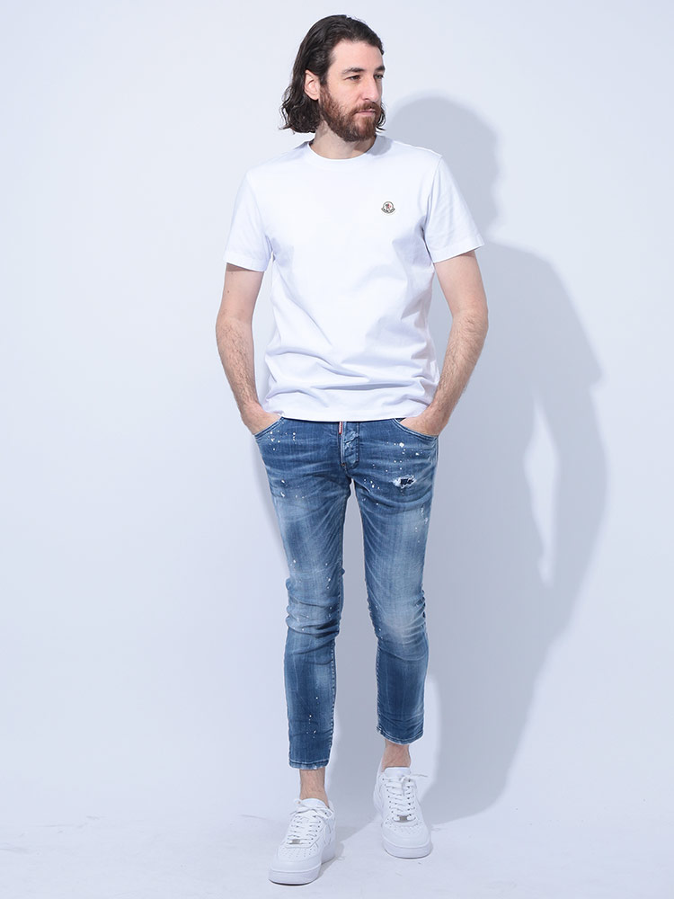 MONCLER（モンクレール） 半袖 Tシャツ メンズ ワッペン クルーネック