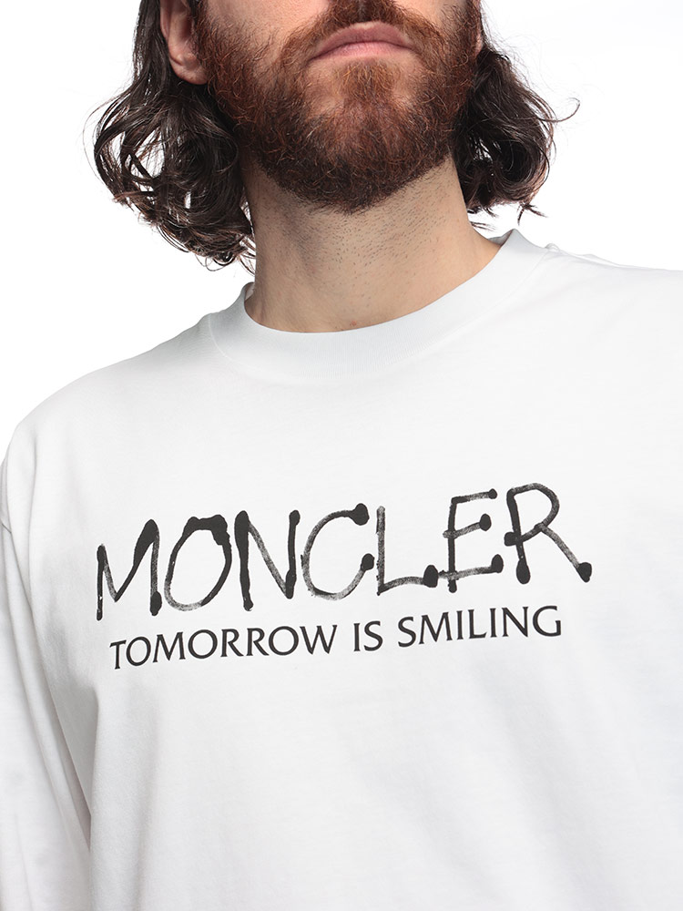 MONCLER（モンクレール） 長袖 Tシャツ メンズ 水性ロゴプリント
