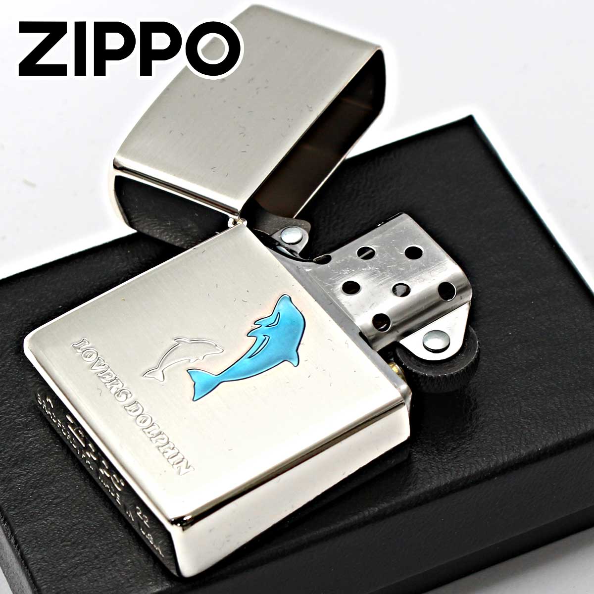 ZIPPO（ジッポー） ジッポライター イルカ ラバーズドルフィン ブルー