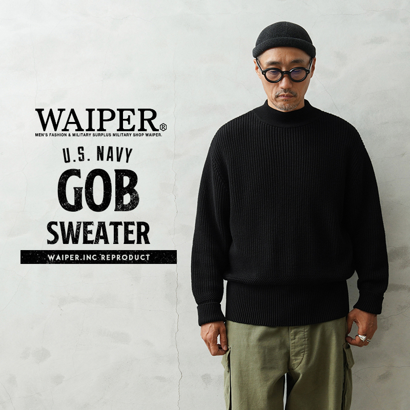 WAIPER.inc ワイパーインク 米軍 U.S.NAVY GOBセーター ゴブセーター