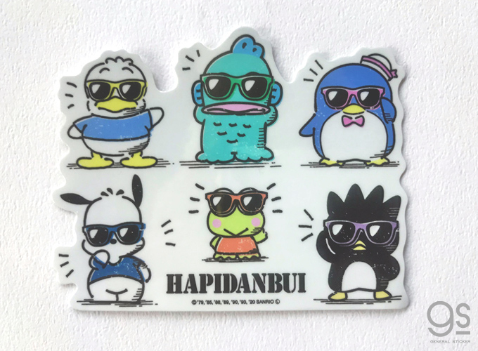 全7種セット はぴだんぶい クリアステッカー 限定デザイン まとめ買い