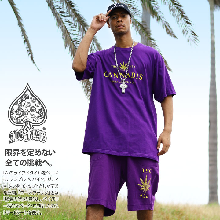 ACEFLAG（エースフラッグ） 上下セット 半袖 Tシャツ ハーフパンツ