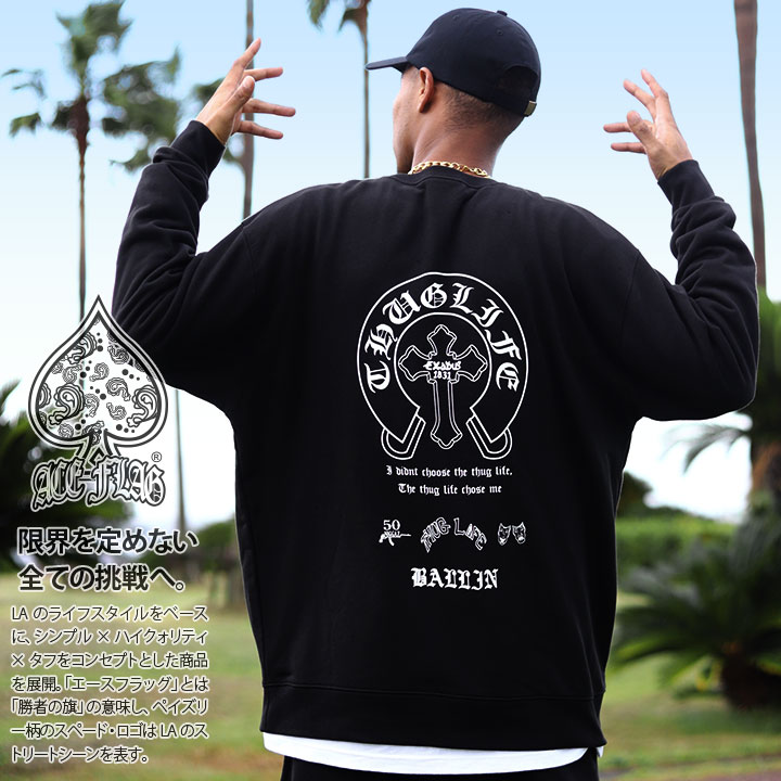 ACEFLAG（エースフラッグ） トレーナー ブランド スケボー 長袖