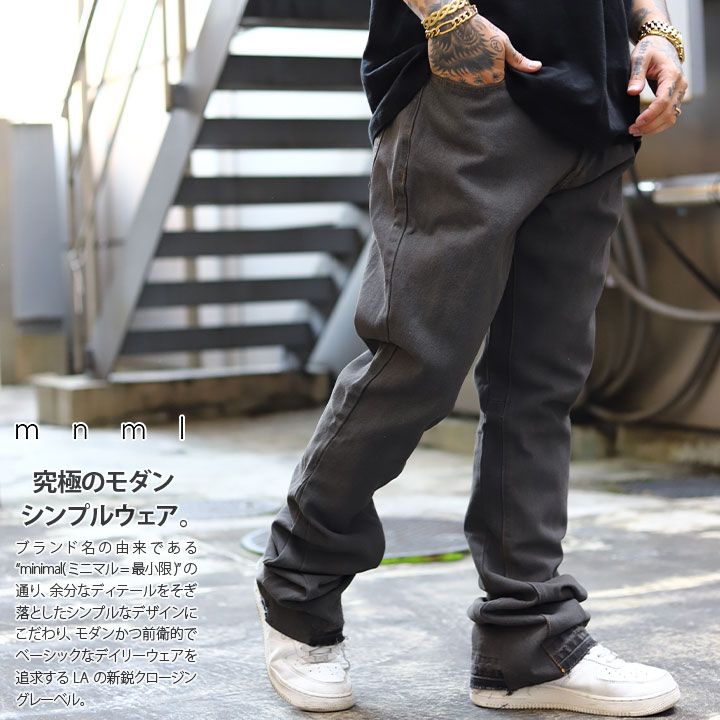 mnml（ミニマル） デニム ジーンズ 大きいサイズ ジーパン Gパン