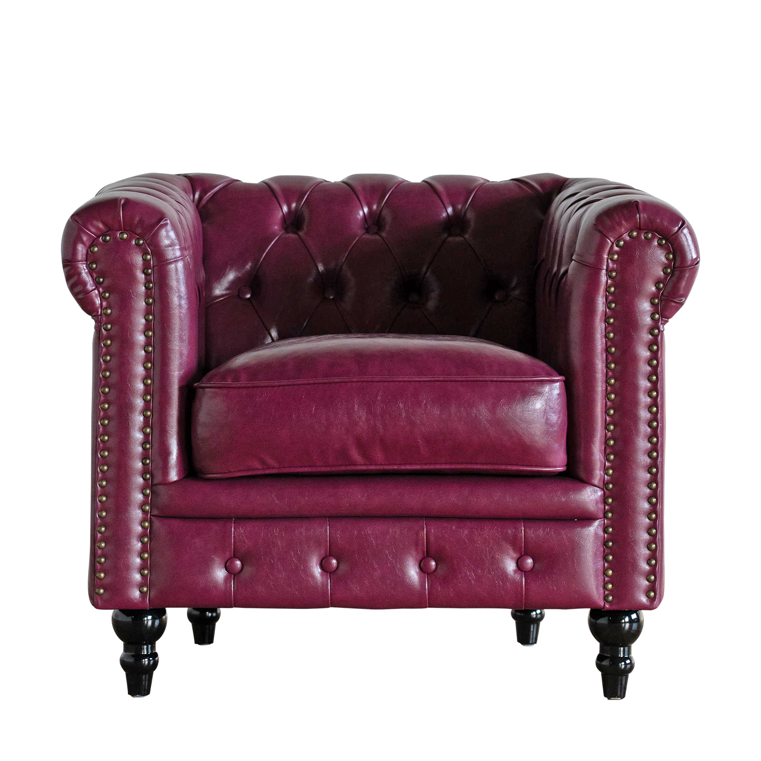 Vincent(ヴィンセント)シリーズ 1人掛け チェスターフィールド クラブ