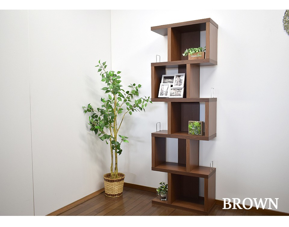 ディスプレイラック 幅60cm 高さ182cm ハイタイプ 木製 棚 オープン