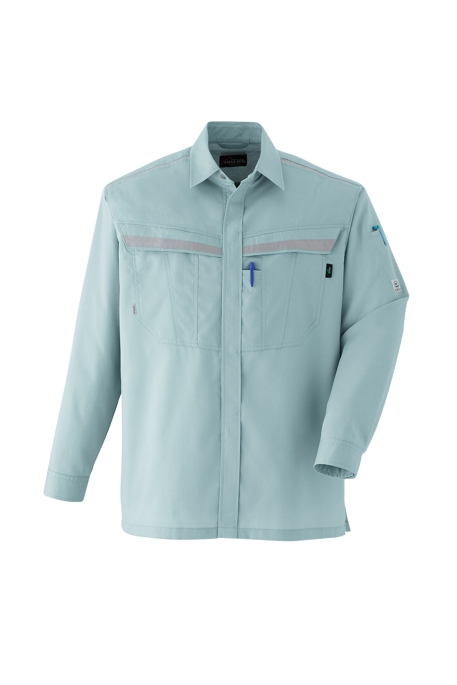 Asahicho 作業服 作業着 長袖シャツ E7504 春夏用 男性用 男女兼用