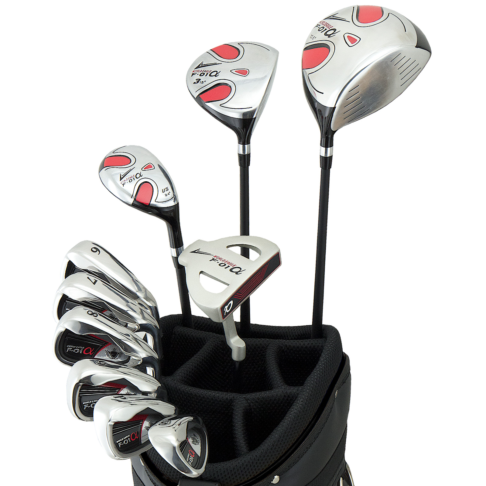 WORLD EAGLE ゴルフクラブセット ワールドイーグル メンズ F-01α 13点