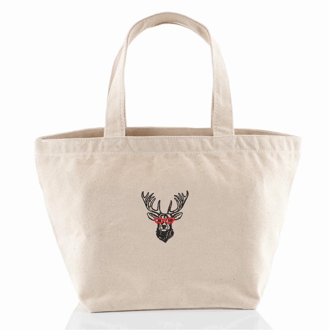 シベリアンハスキー 刺繍 バッグ ミニトートバッグ トートバッグ