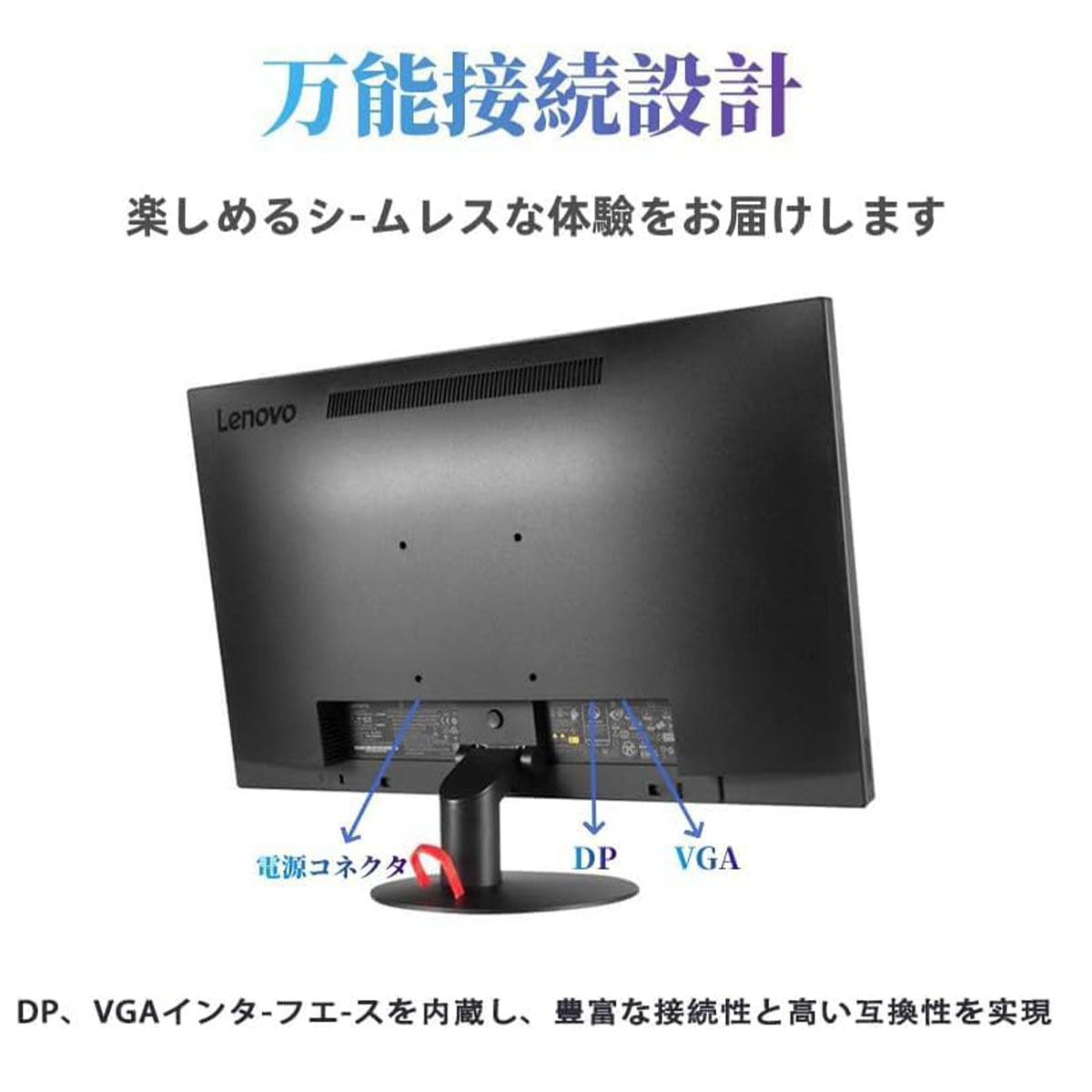Lenovo（レノボ） 【新品 在庫限定】レノボディスプレイLED液晶
