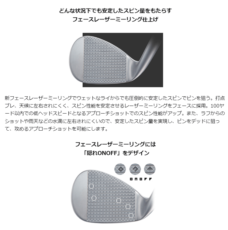 ONOFF（オノフ） 日本正規品 2024年モデル ONOFF FORGED WEDGE