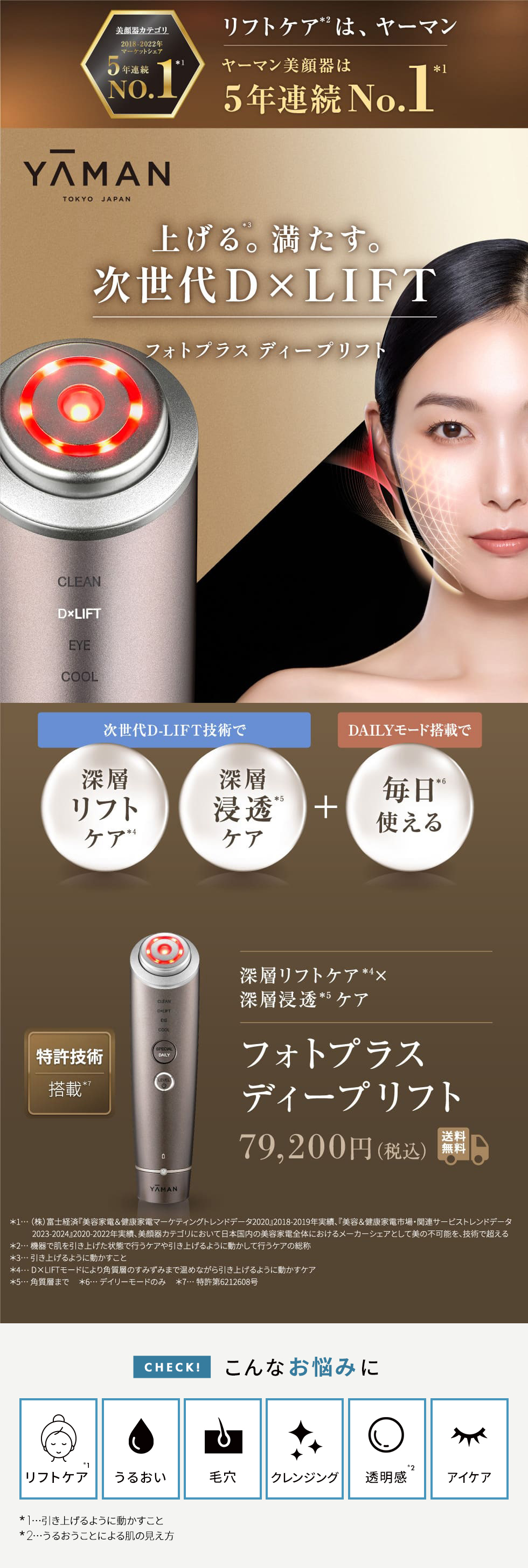 YA‐MAN（ヤーマン） 美顔器 フォトプラス ディープリフト 公式