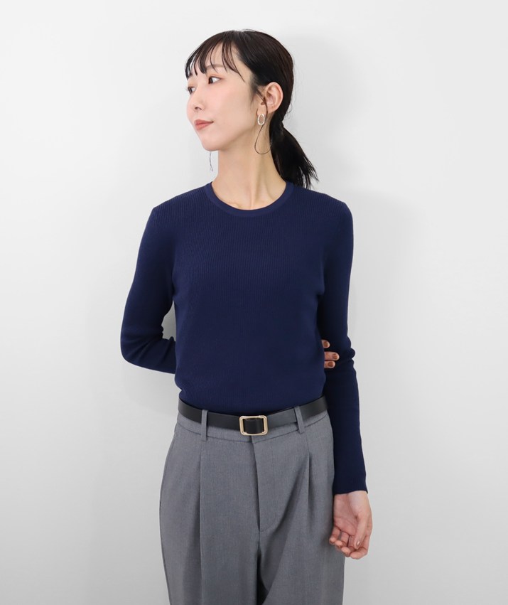 PRODIGAL（プロディガル） シルクカシミヤ リブセーター 長袖