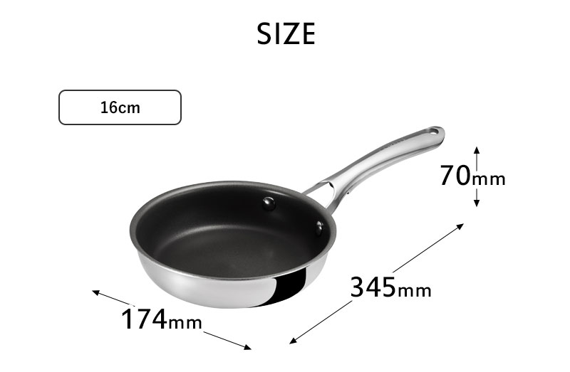 CORELLE（コレール） 特典付き！ フライパン 16cm ガス IH対応 食洗機