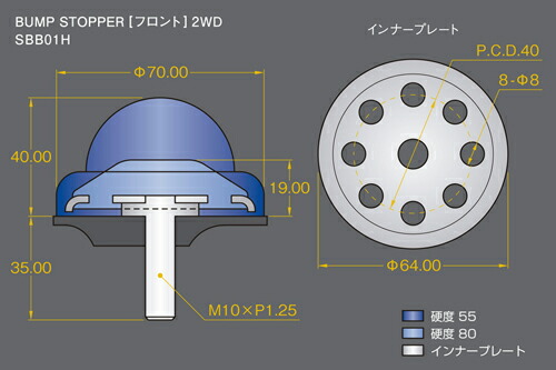 GENB（玄武） 玄武(ゲンブ) ストロークストッパー トヨタ ハイエース