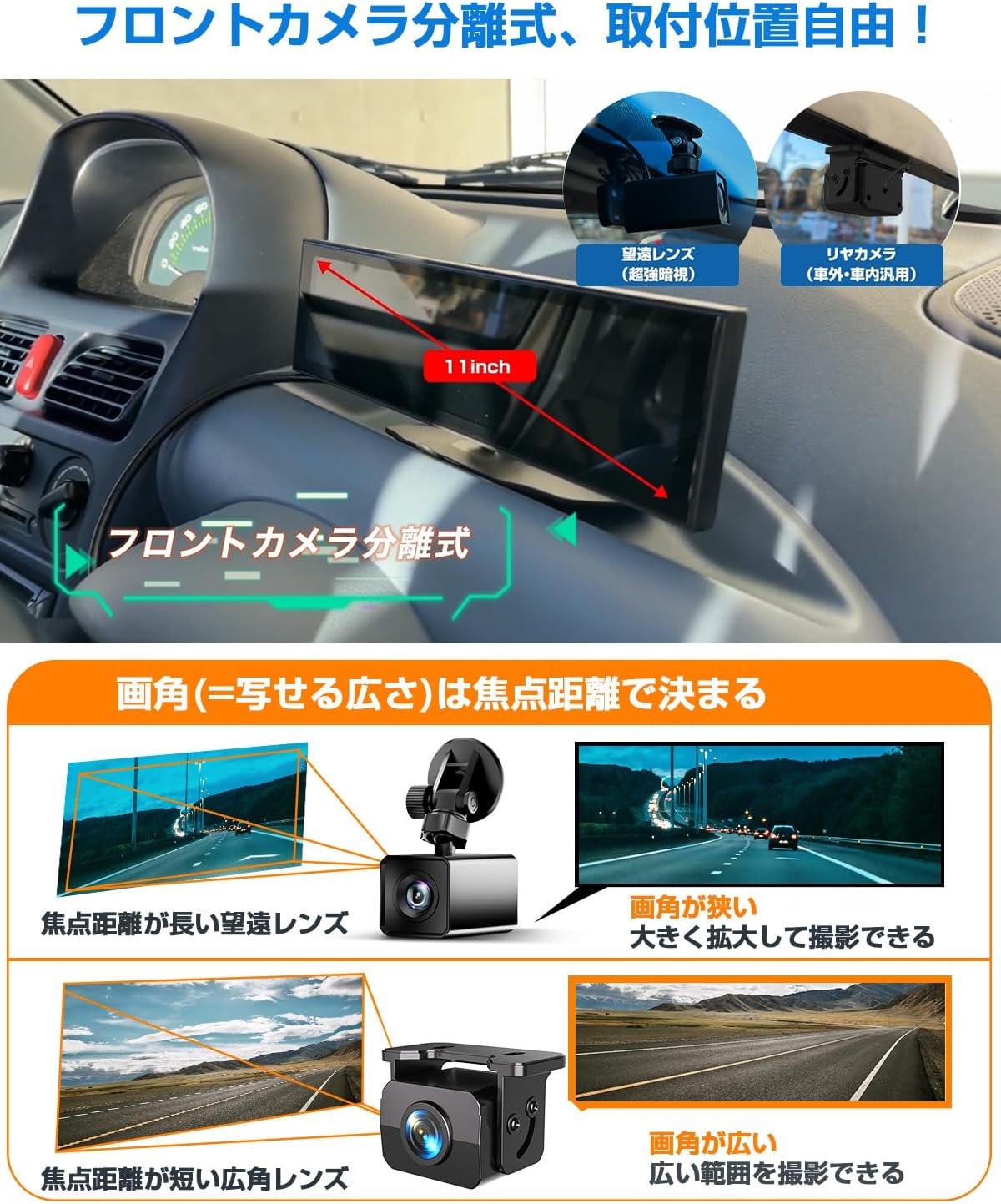 日産（NISSAN） セドリック Y31 Y33 ドライブレコーダー 車 前後カメラ