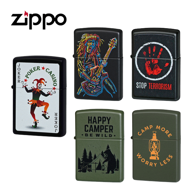 ZIPPO（ジッポー） ライター メンズ ピエロ/ギタープレイヤー/ストップ