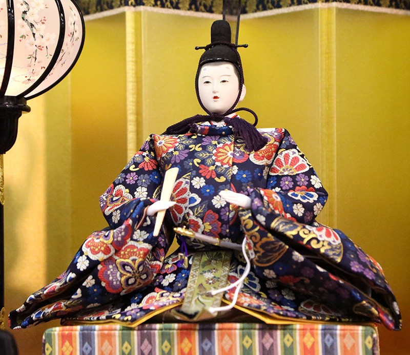 久月 雛人形 飾り方 七段 よろこび雛 九番親王 大三五揃 h023-k-7020