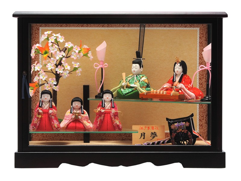 柿沼東光 雛人形 飾り方 コンパクト おしゃれ 木目込み 柿沼東光作 月