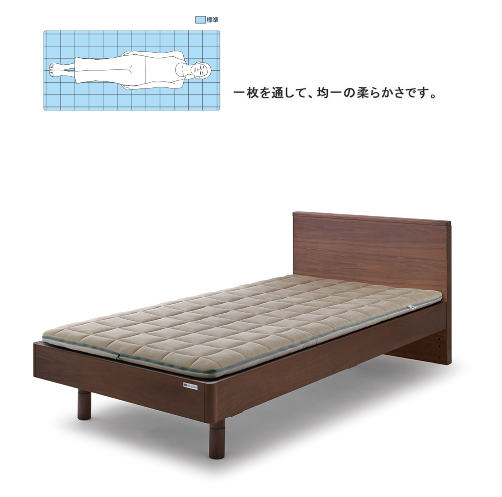 エアウィーヴ（airweave） 四季布団 敷き布団 シングル 高反発 厚さ8cm