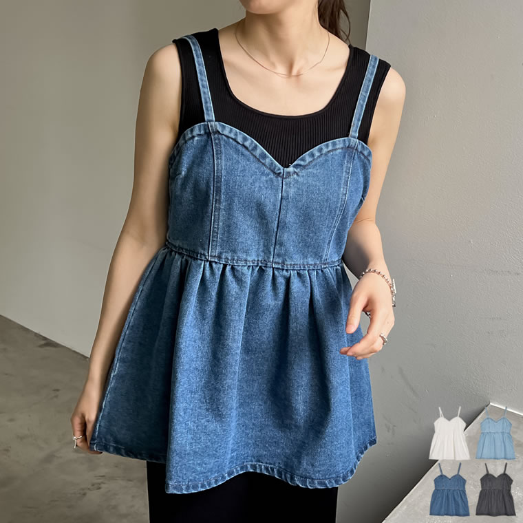 Re:EDIT（リエディ） キャミソール レディース ビスチェ トップス