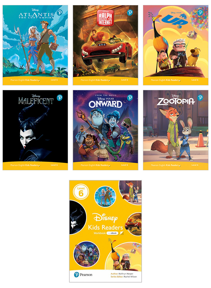 Disney（ディズニー） 絵本 Disney Kids Readers Level 6 Pack 英語