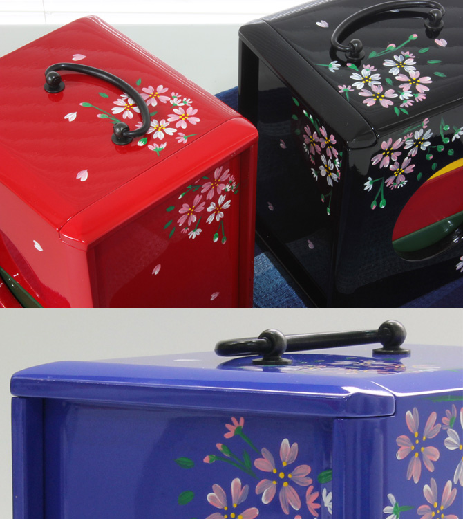 遊山箱（桜柄） (メーカー名：山口木工） : motto2022 - 通販 - Yahoo