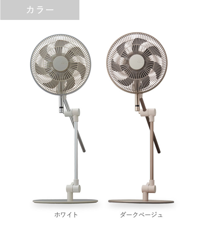 Kamome カモメファン/kamomefan スタンドファン 扇風機 ホワイト