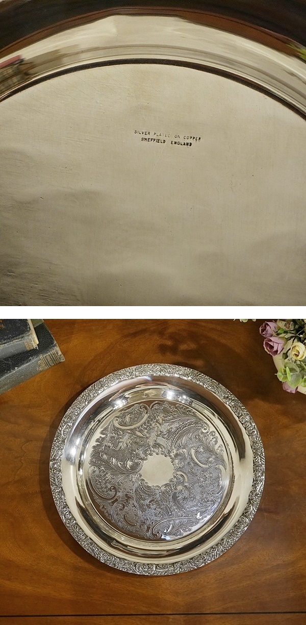 Sterling by poole 銀 silver シルバー ゴルフ トレー Silver plated