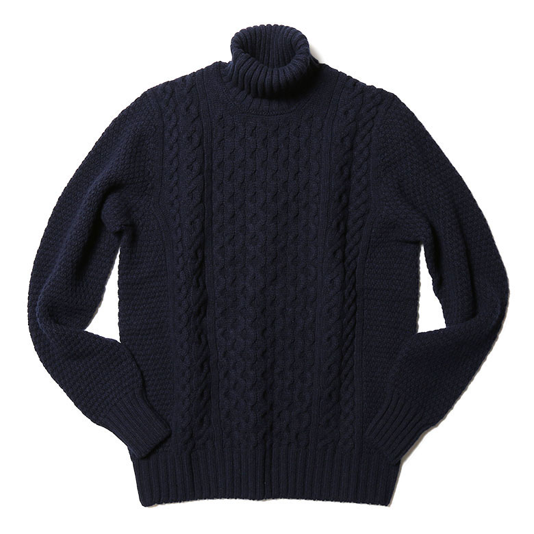 DRUMOHR（ドルモア） ニット タートルネック ケーブル編み ケーブル