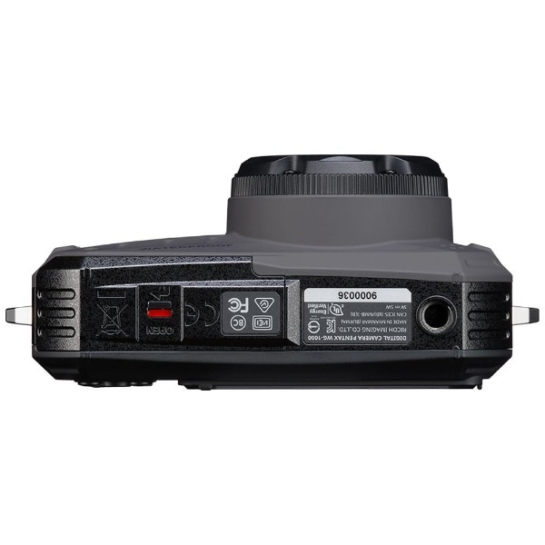 PENTAX WG-1000 コンパクトデジタルカメラ グレー [防水+防塵+耐衝撃