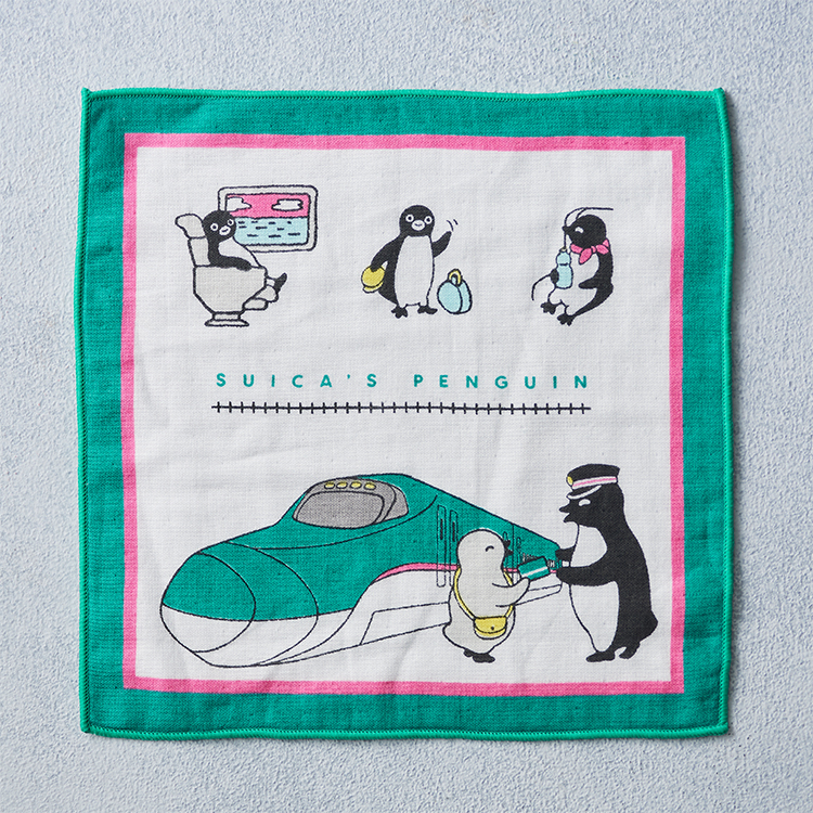 Suicaのペンギン ガーゼハンドタオル（鉄道シリーズ・はやぶさ