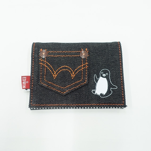 雑貨】Suicaのペンギン カードケースEDWIN（ブラック）:NewDays通販
