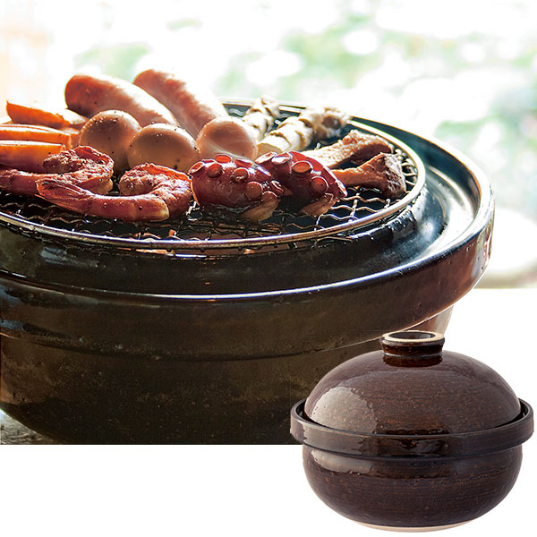 長谷園 いぶしぎん 燻製土鍋 大 ACT-80 | JTBショッピング