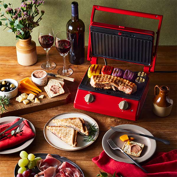 BRUNO ブルーノ グリルサンドメーカー ダブル BOE084レッド