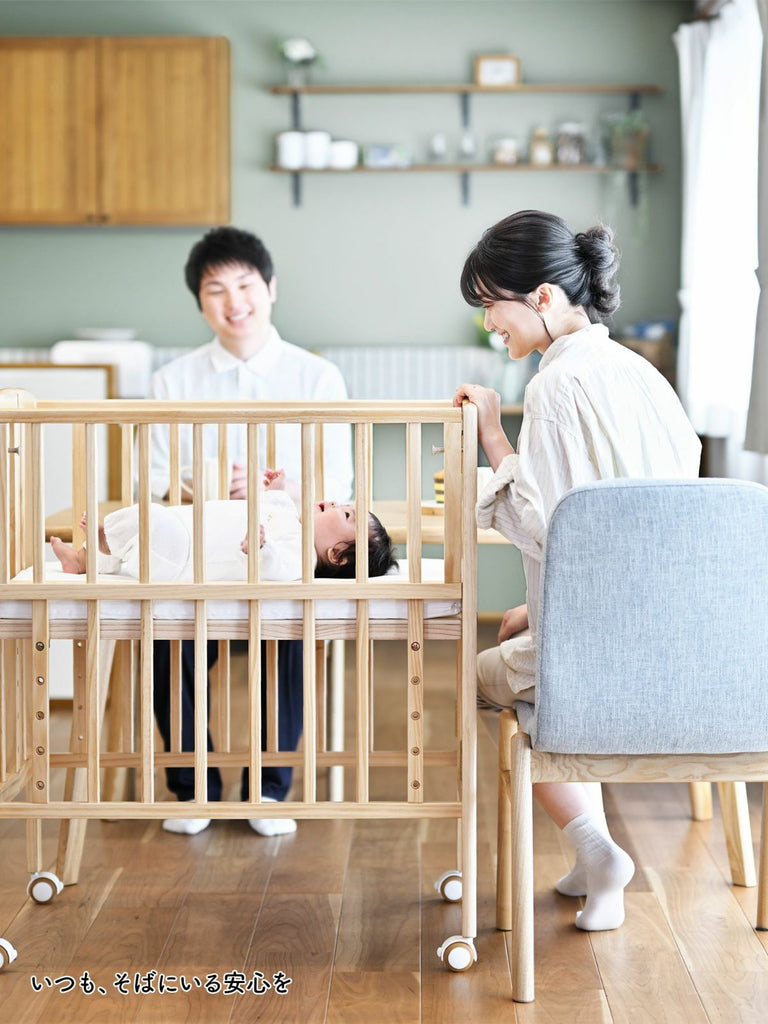 リリワゴン2 ベビーベット ホワイト 大和屋 リリワゴン2 ベビーベッド