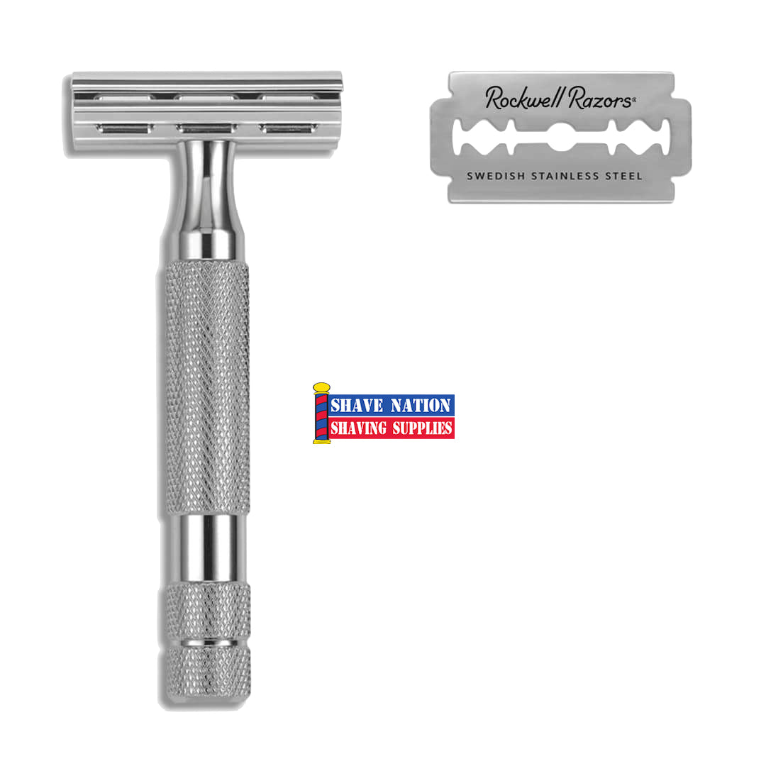 Rockwell 2C Adjustable Safety Razor | Shave Nation Shaving Supplies®