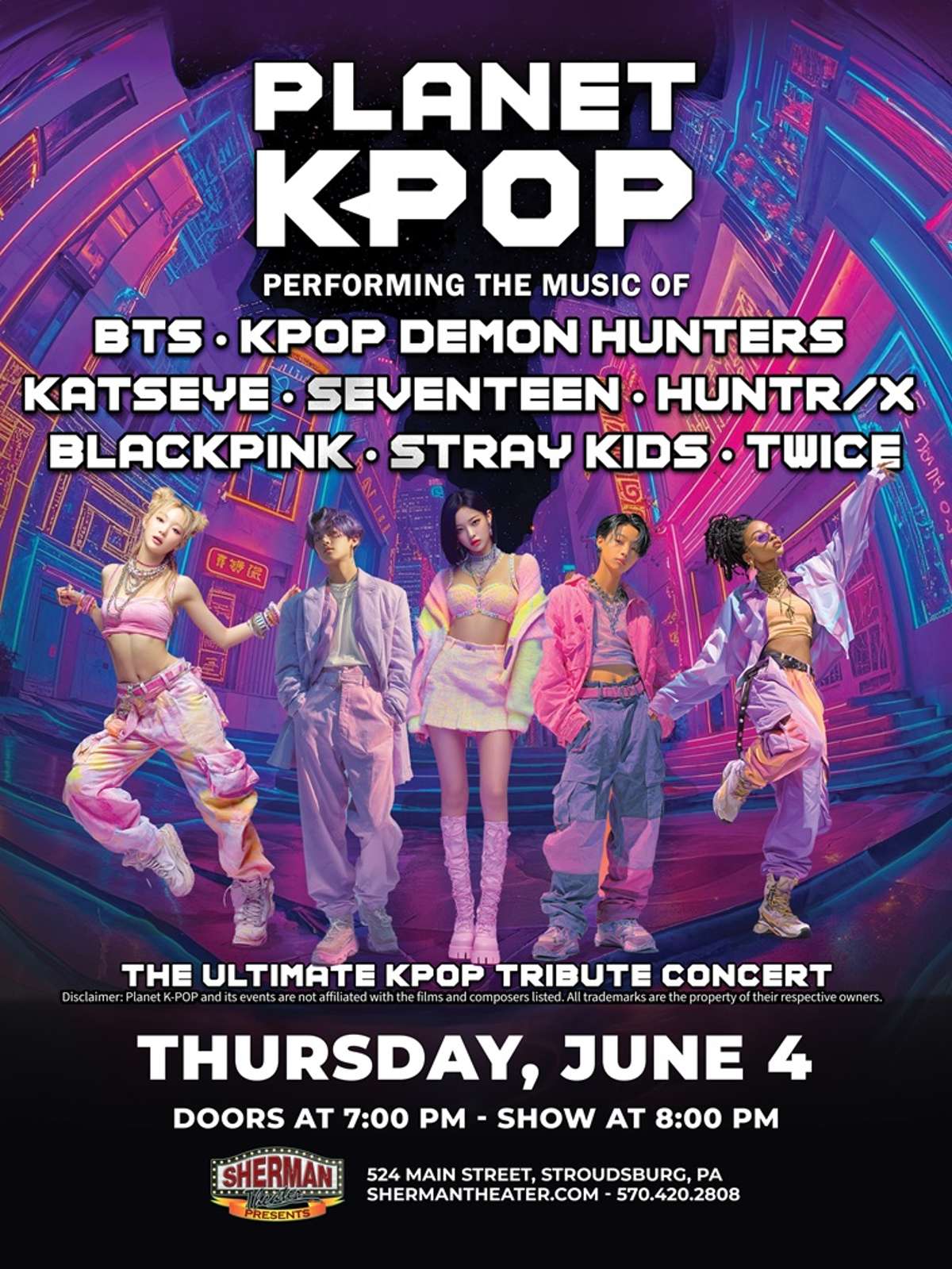 Planet K-Pop: The Ultimate K-Pop Tribute Concert - Sherman Theater